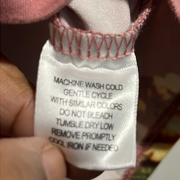 Eye Candy Women’s Pink Multicolor Floral 3/4 Sleeve Blouse - Size Large NWT - Picture 6 of 6